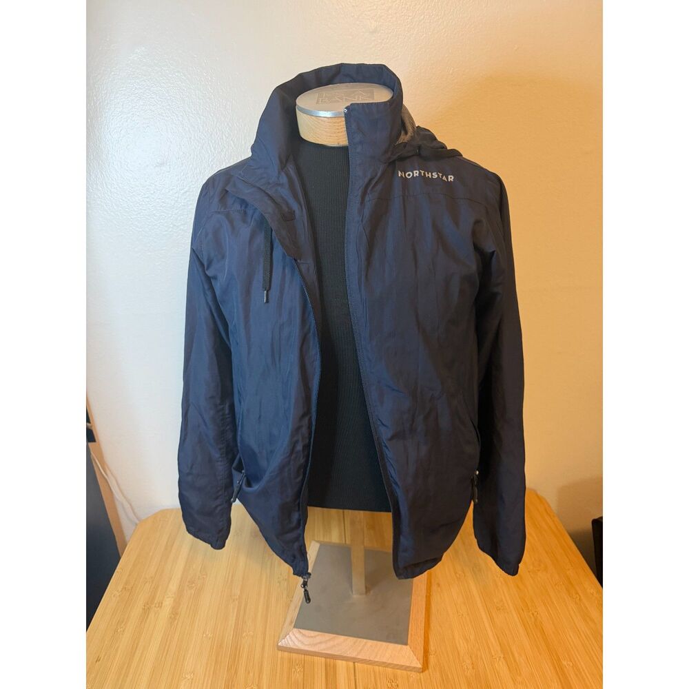 Stormtech Performance Hooded Jacket Mens S Navy Blue Northstar Windbreaker TRS-1